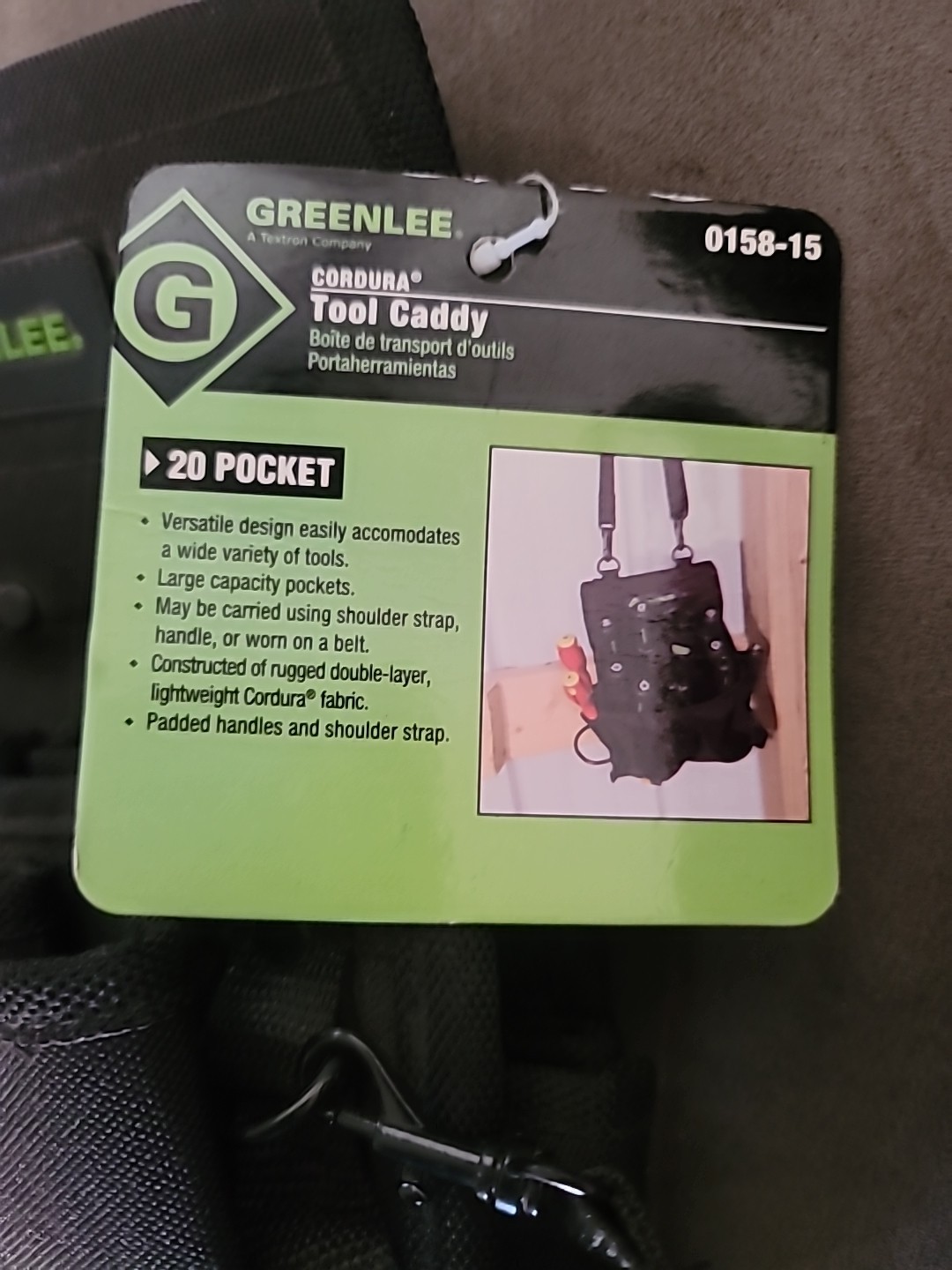 Greenlee Tool Caddy 0158-15