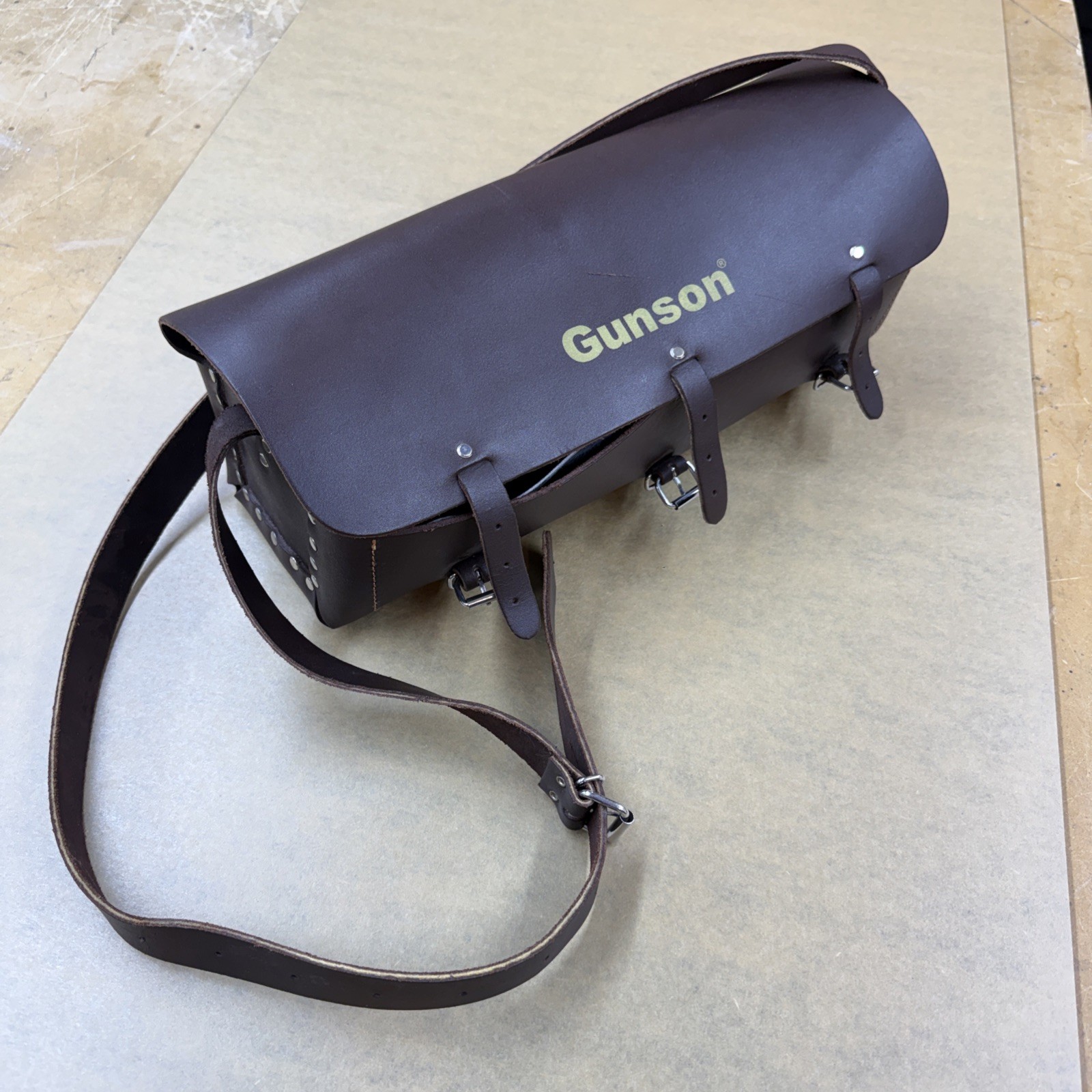 Gunson Classic Leather Tool Bag 77127 for Classic Car