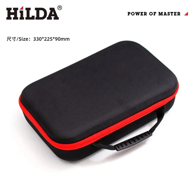 HILDA Large Capacity Tools Bag 3-size Available With Red Edges Tools Waterproof