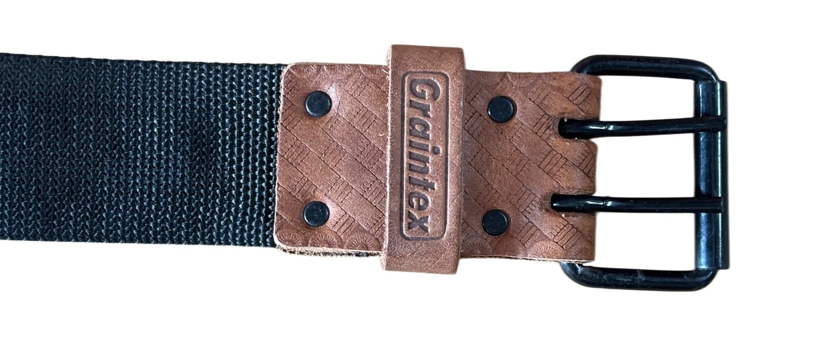 Graintex 2” Utility Leather/Polyester Work Belt For Tool Pouch
