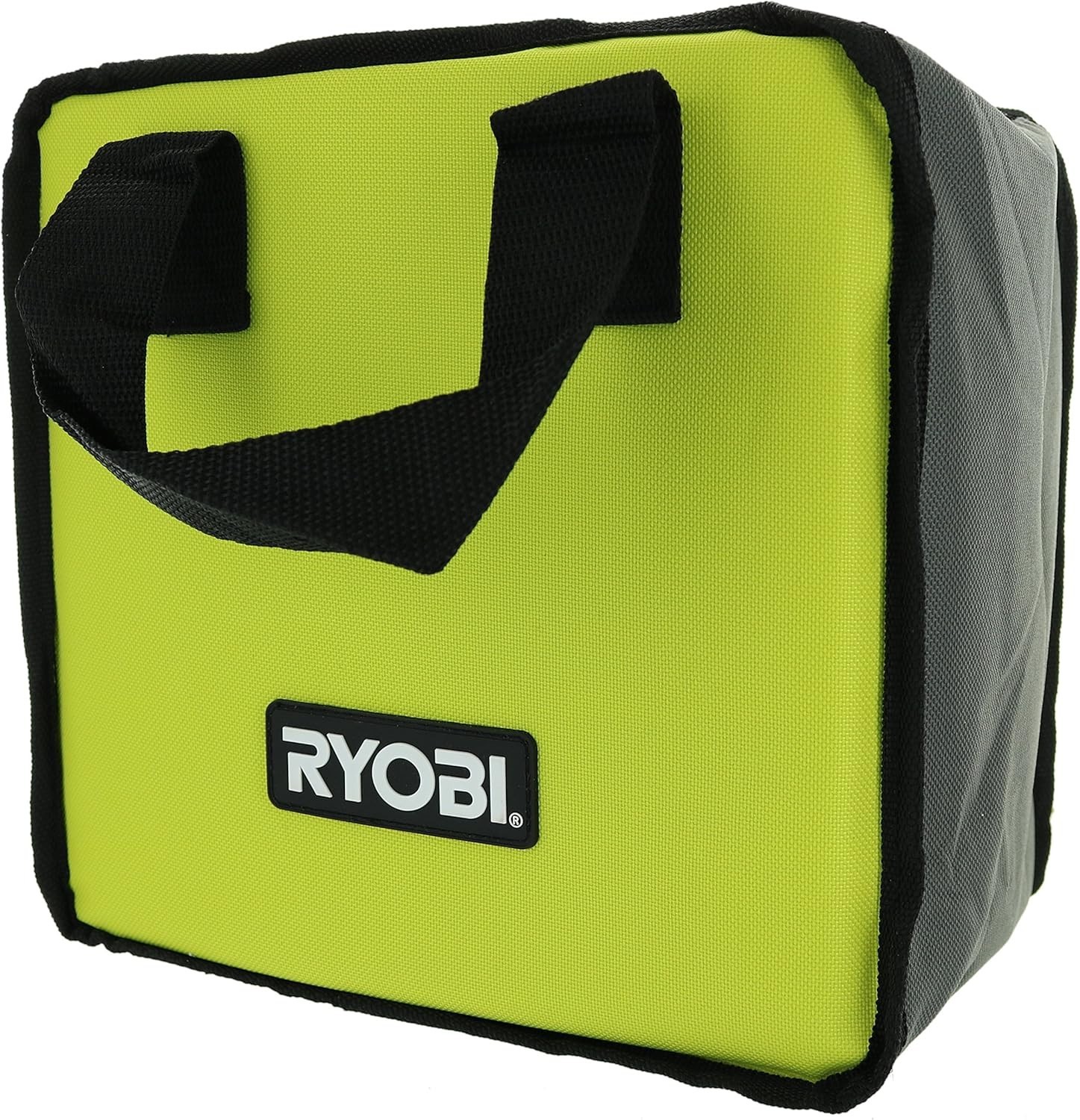 Compact Lime Green Tool Tote Bag with Removable Divider for Organizing Tools