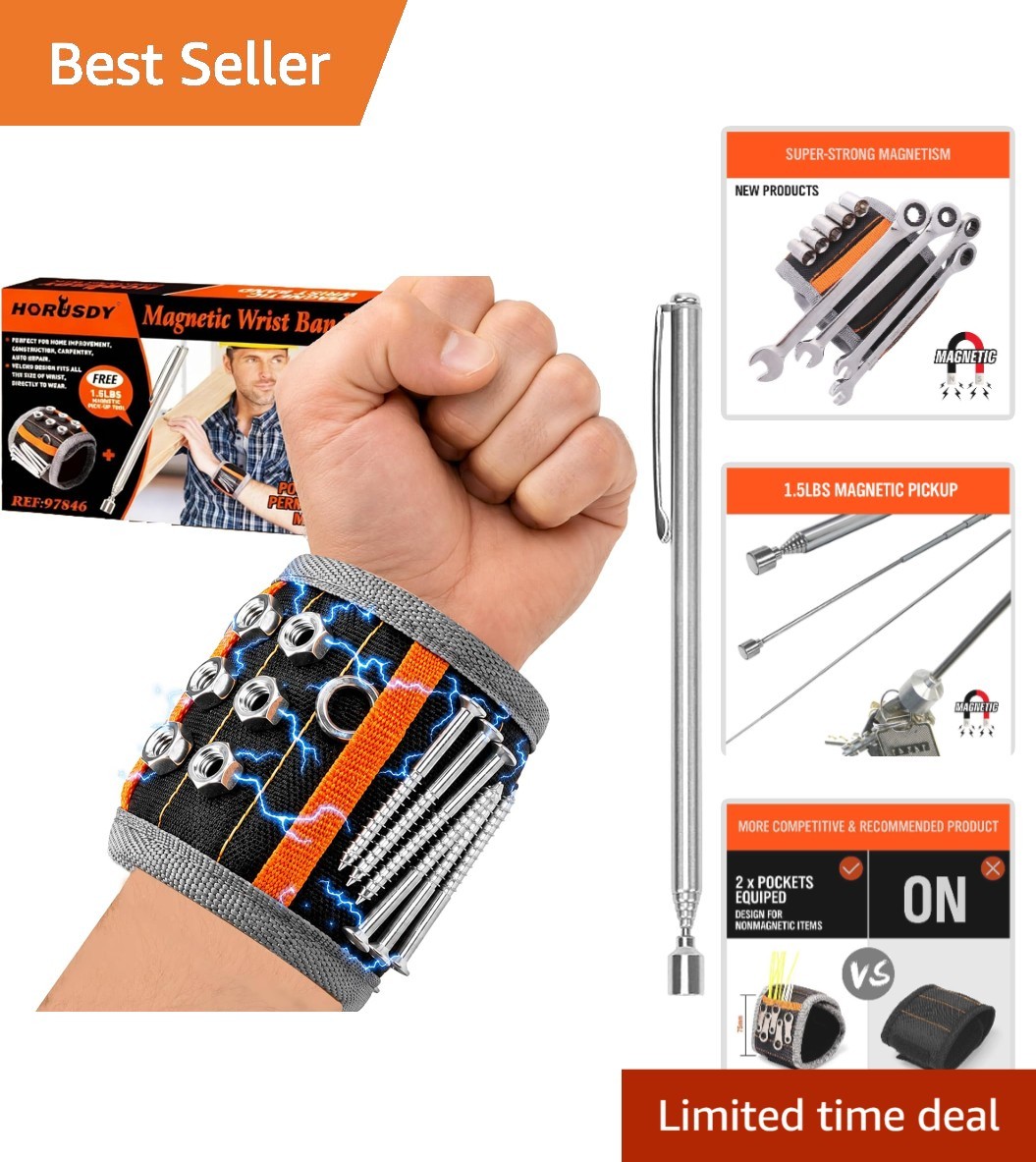 Cool Magnetic Wristband for Easy Tool Access: Ideal Valentine’s Day Gift for Him