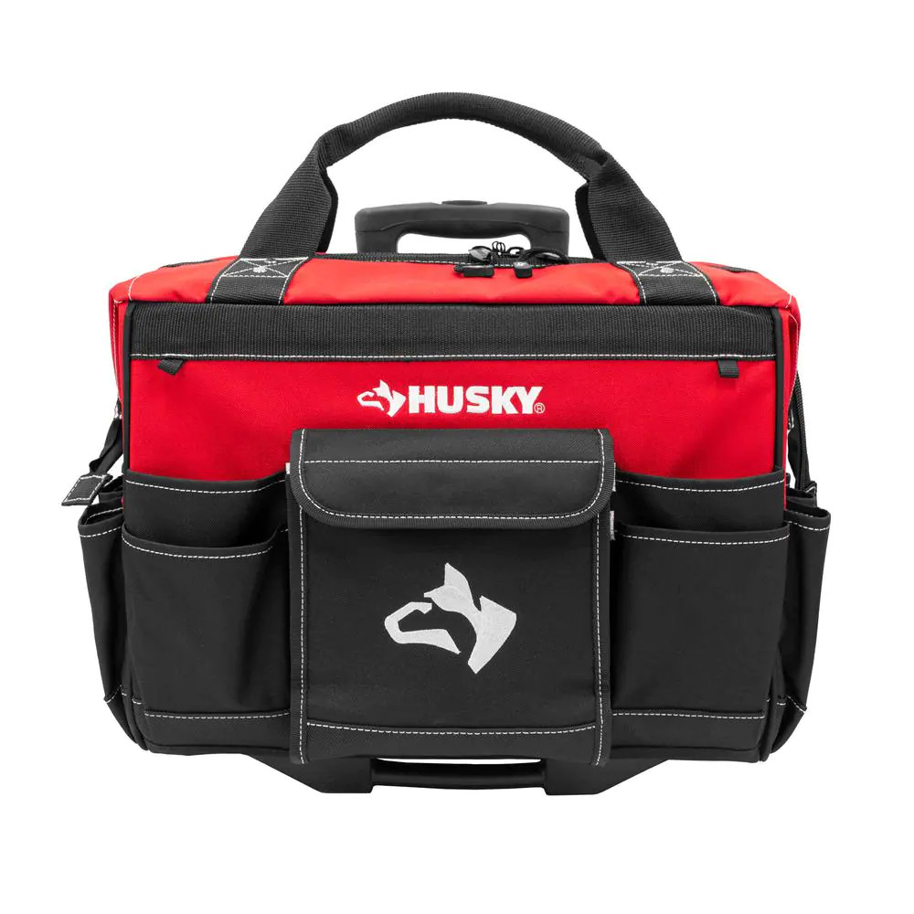NEW Heavy Duty Pocket Rolling Tool Organizer Bag 18 In. Large Compartments