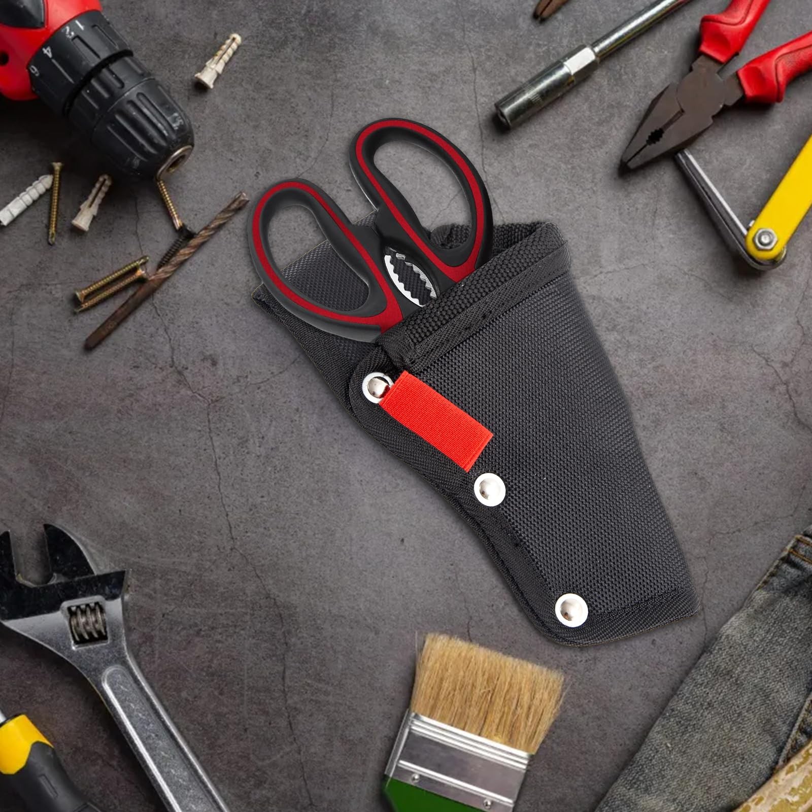 Small Tool Belt Pouch Bag Holder Mini Electrician Pocket Organizer Holster