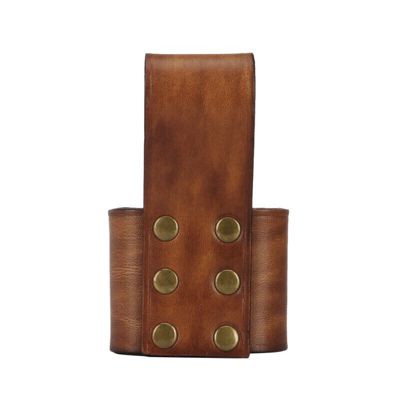 Real Leather Axe Handle Holster Hammer Holder Hatchet Tool Belt Pouch US