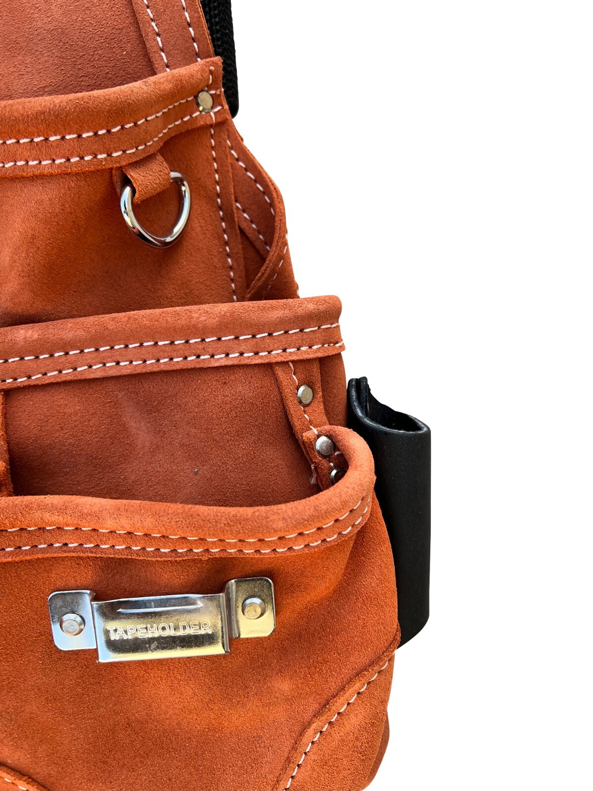 Professional Grade Heavy Duty Suede Leather Framer Roofer Belt with Handles