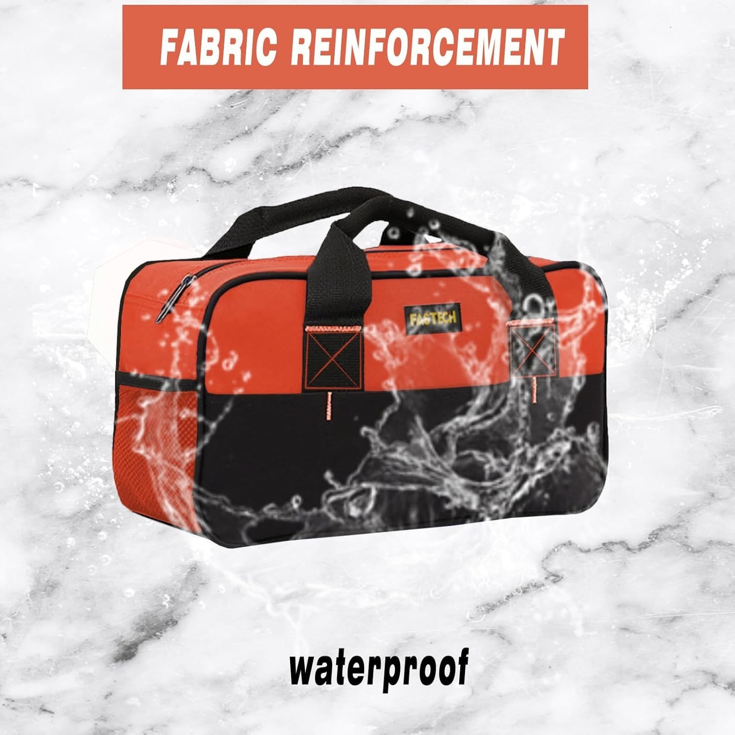 Multifunctional 14” Tool Organizer Bag – Waterproof, Compact & Stylish Orange
