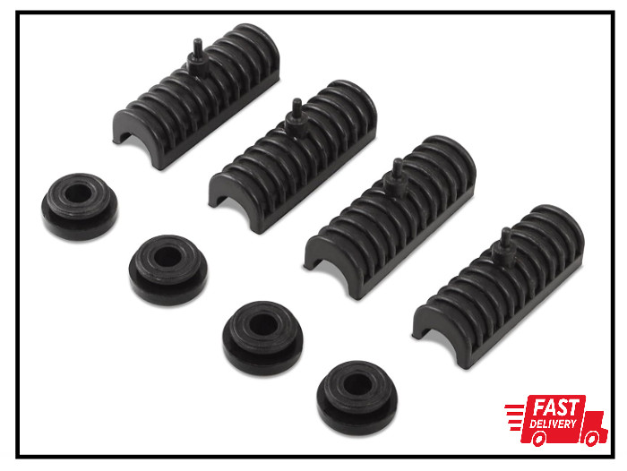 WOWTK Hard Saddlebag Rubber Grommets & Support Cushions Mounts for HD Harley …