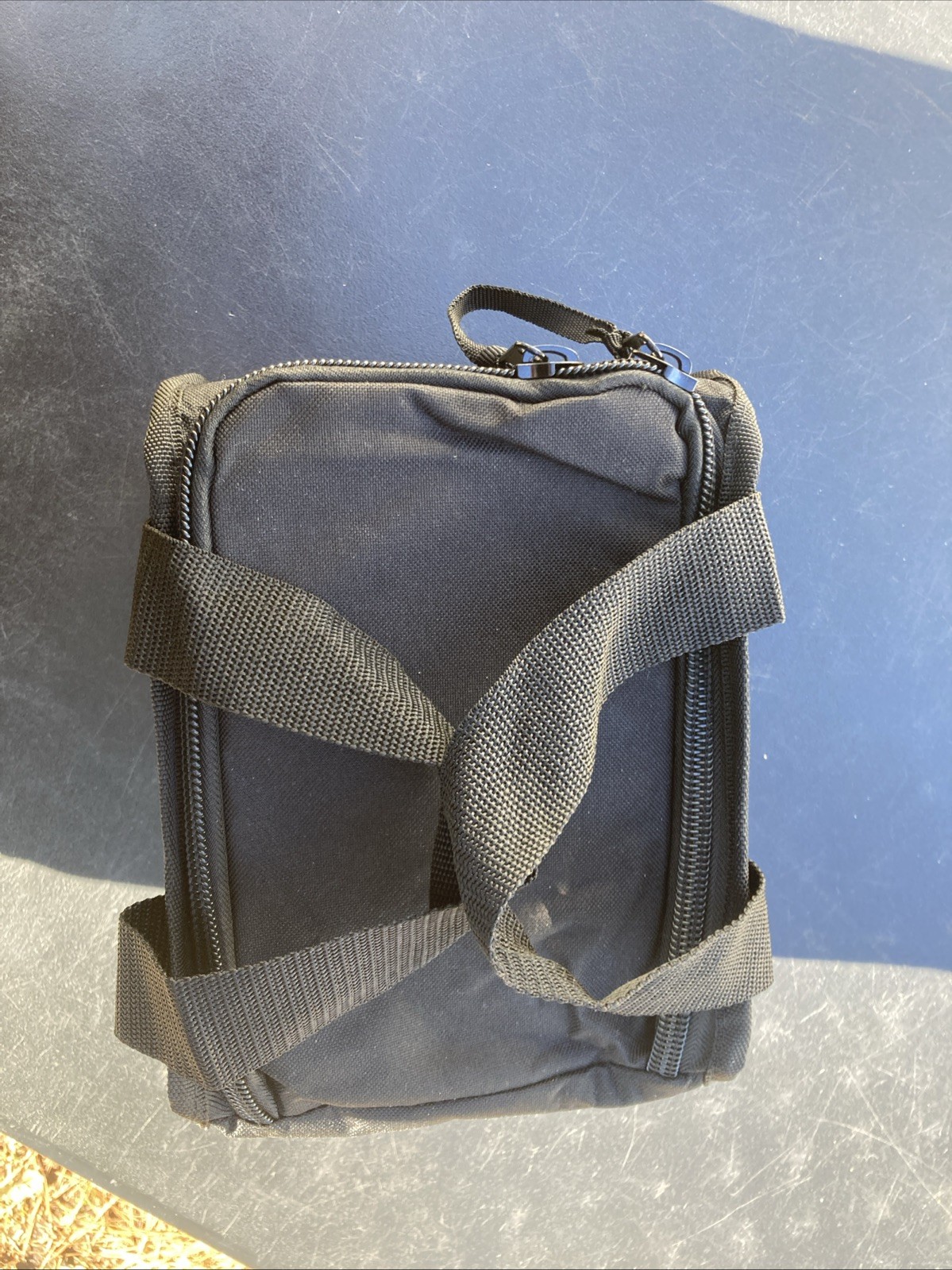 Craftsman Nylon Tool Bag 9x7x8in Heavy Duty Wear-Resistant Double Zipper