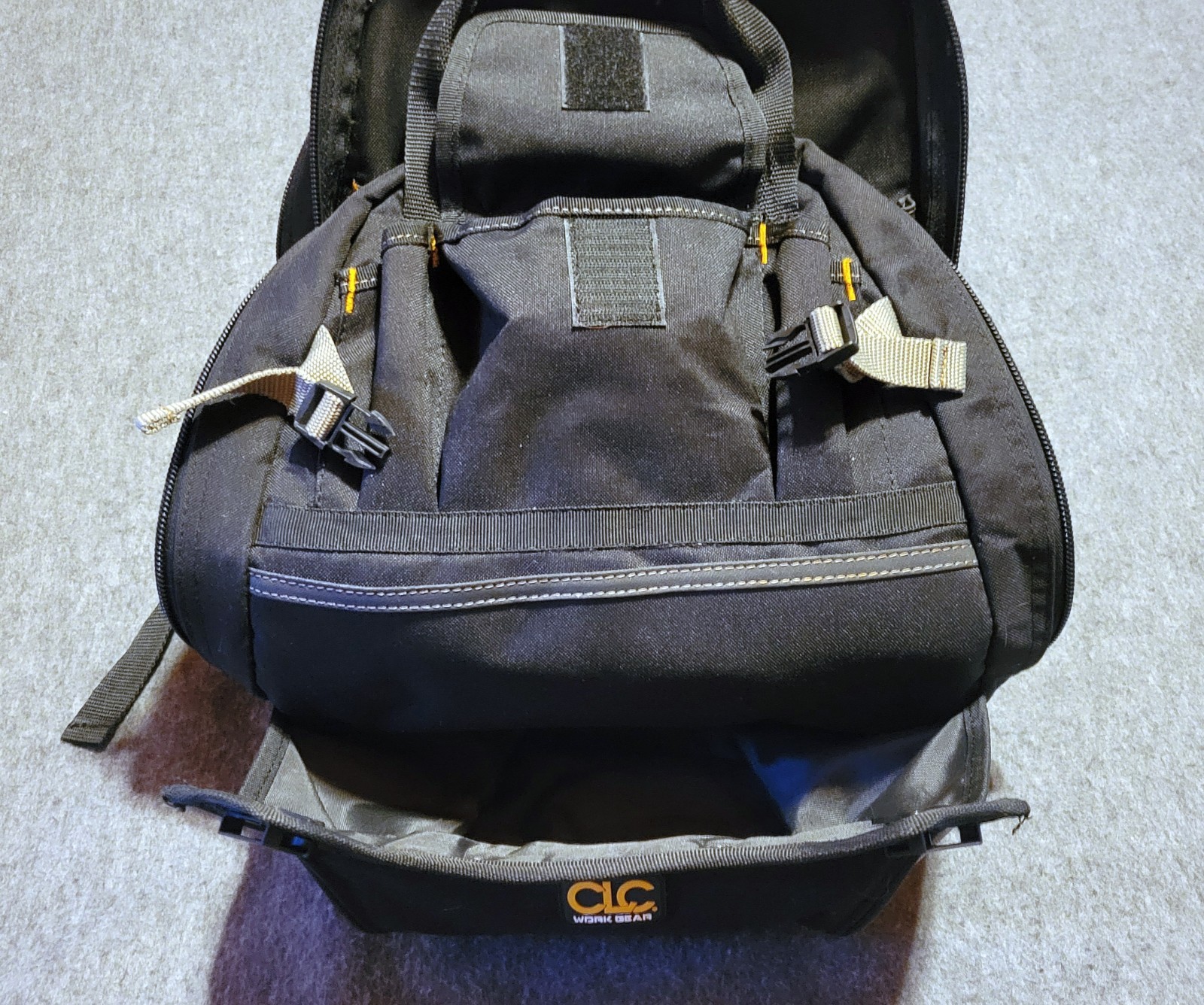 CLC 1134 Professional Technician 44 Pocket Backpack Tool Bag Padded Straps
