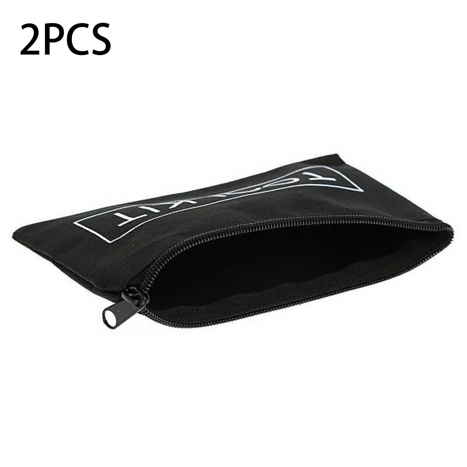 2Pack Lightweight Waterproof Oxford Cloth 600D Zipper Tools Pouch Storage Bag