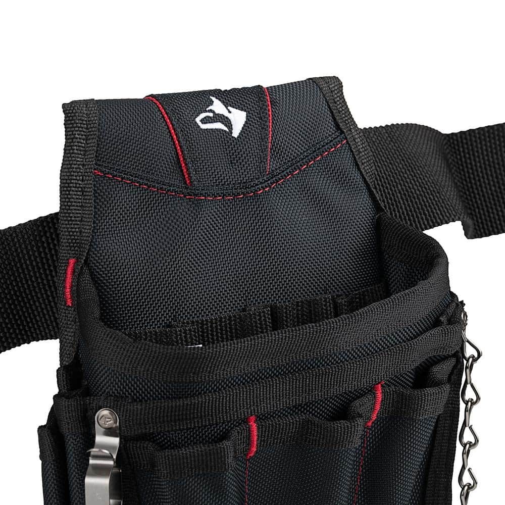 Husky 9-Pocket Black Maintenance Tool Belt Pouch
