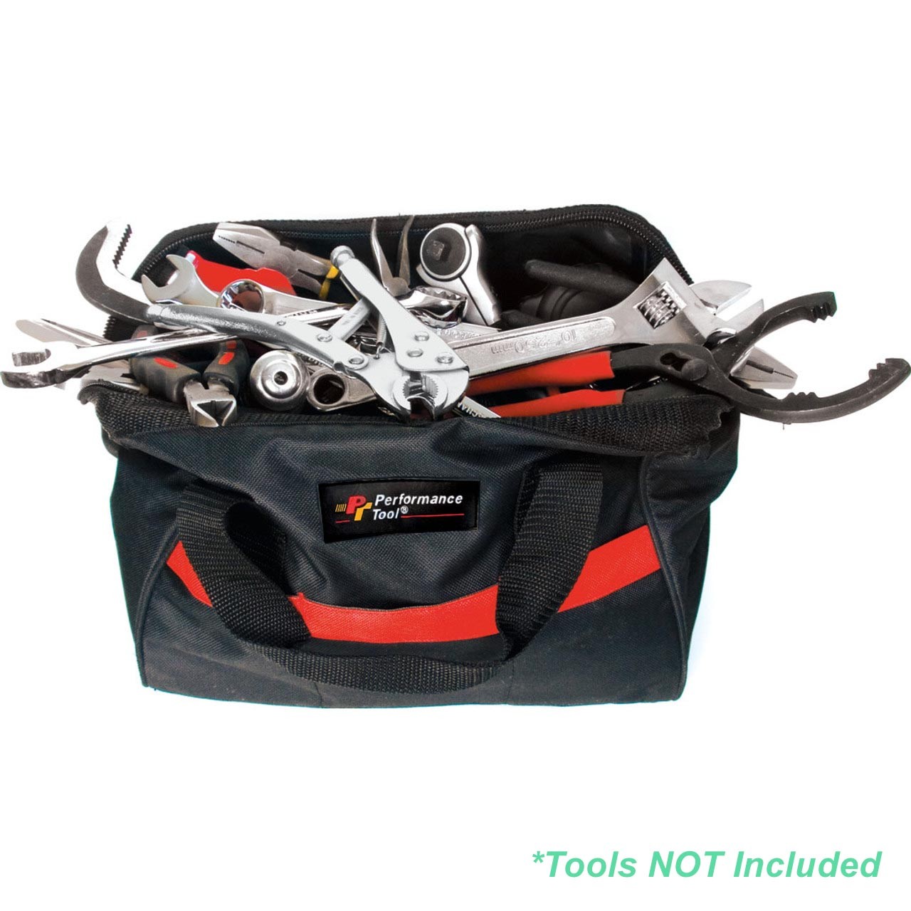 Performance Tool 12″ Heavy Duty Tool Pouch with 3 Pockets