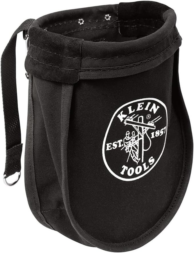 Klein Tools 51A Tool Pouch, Utility Pouch for Carrying Nuts and Bolts, with I…