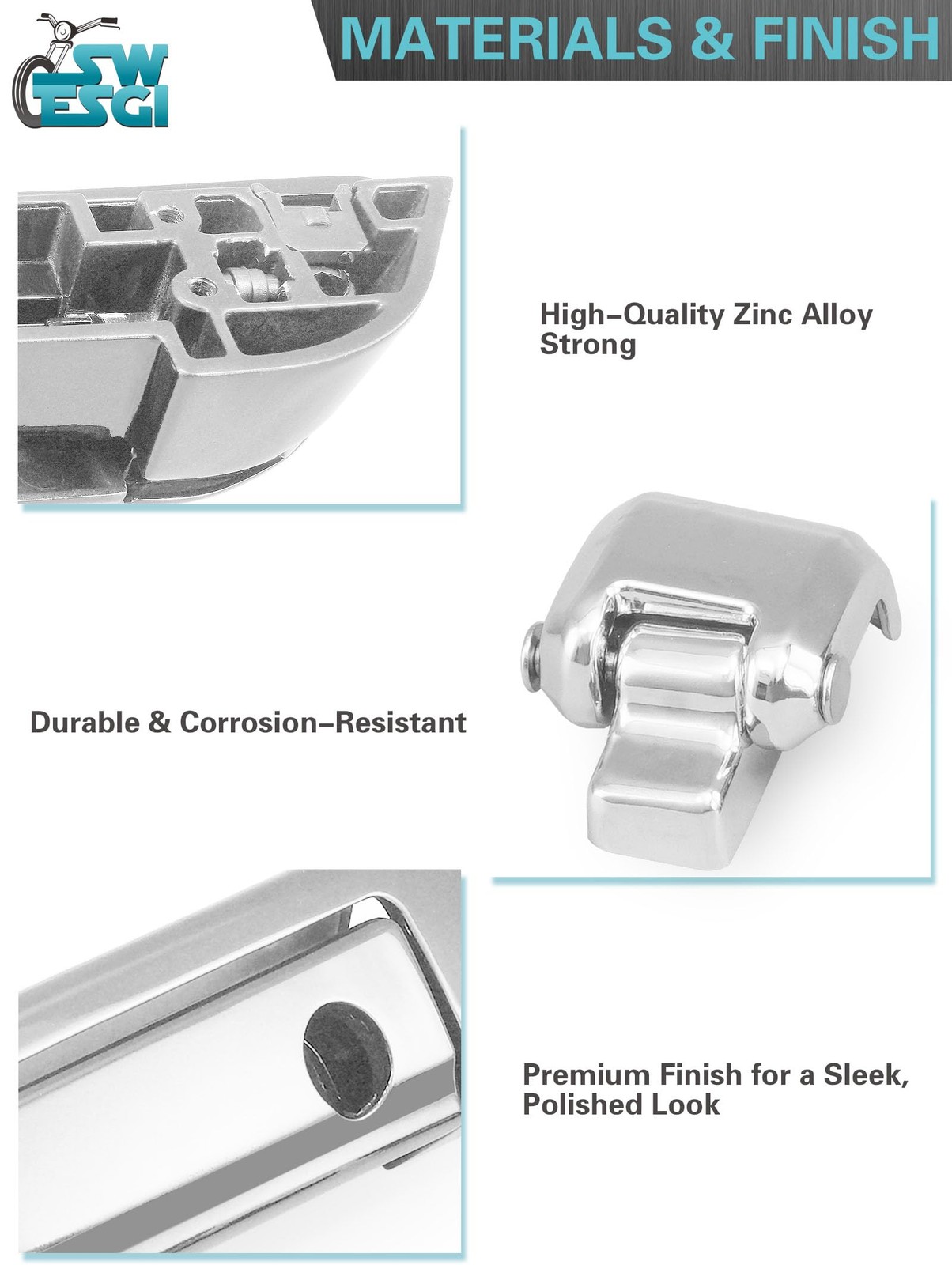 SWESGI Harley Tour Pack Latches Tour Pak Pack Trunk Lid Latch with Keys Fit for