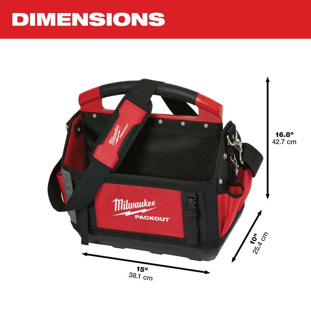 Milwaukee 48-22-8315 Packout 15 in. 31-Pocket Modular Tote NEW