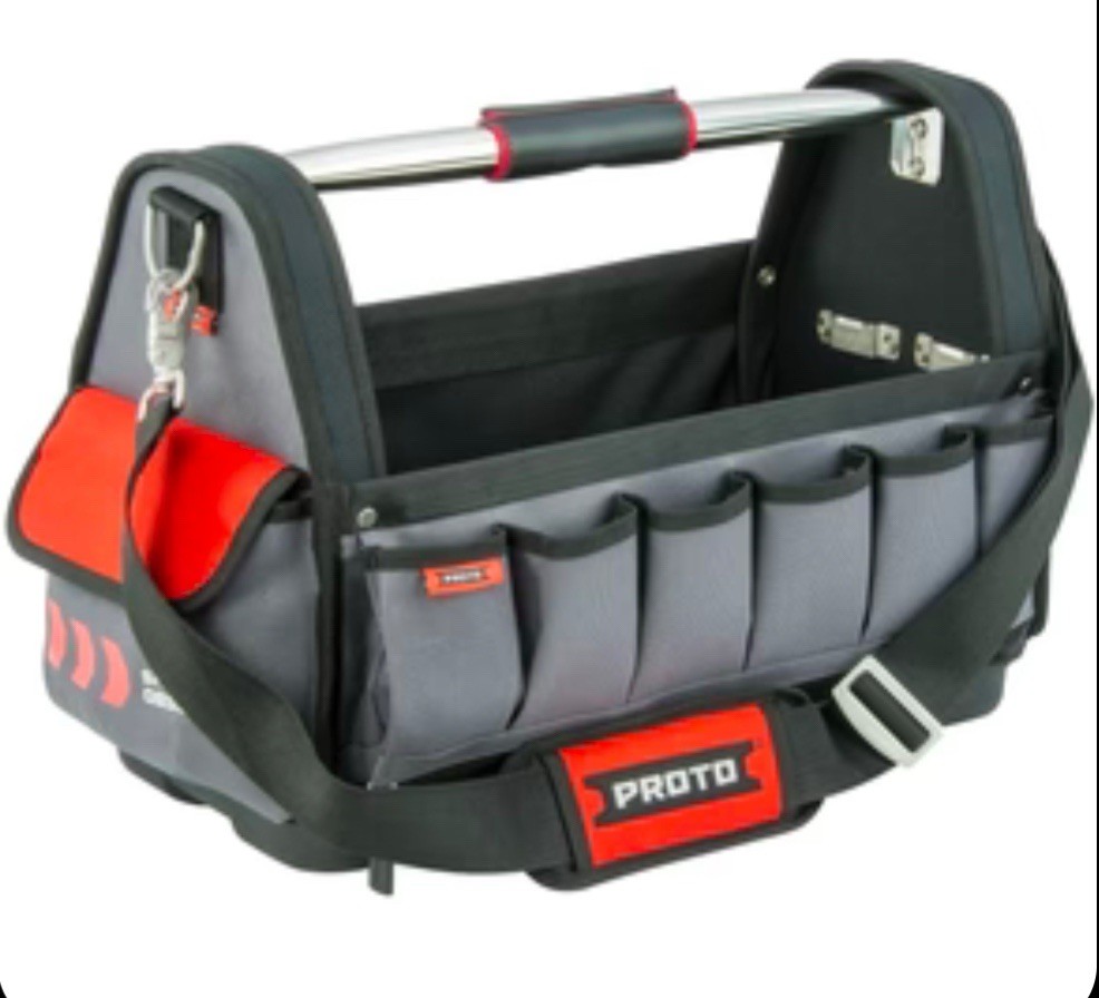 Stanley Proto J120TB Open Tote Tool Bag with 10 Pockets