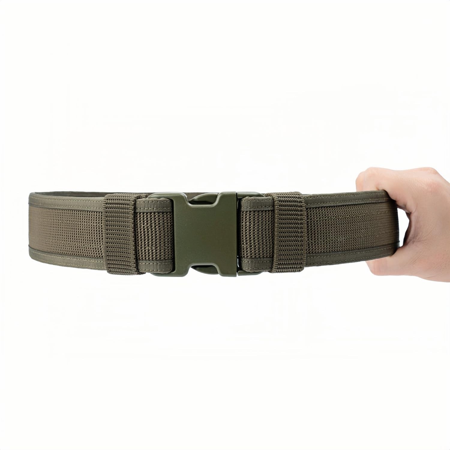 Security Guard Duty Belt 2″ Nylon Padded Utility Work Belt for Tactical Gear …