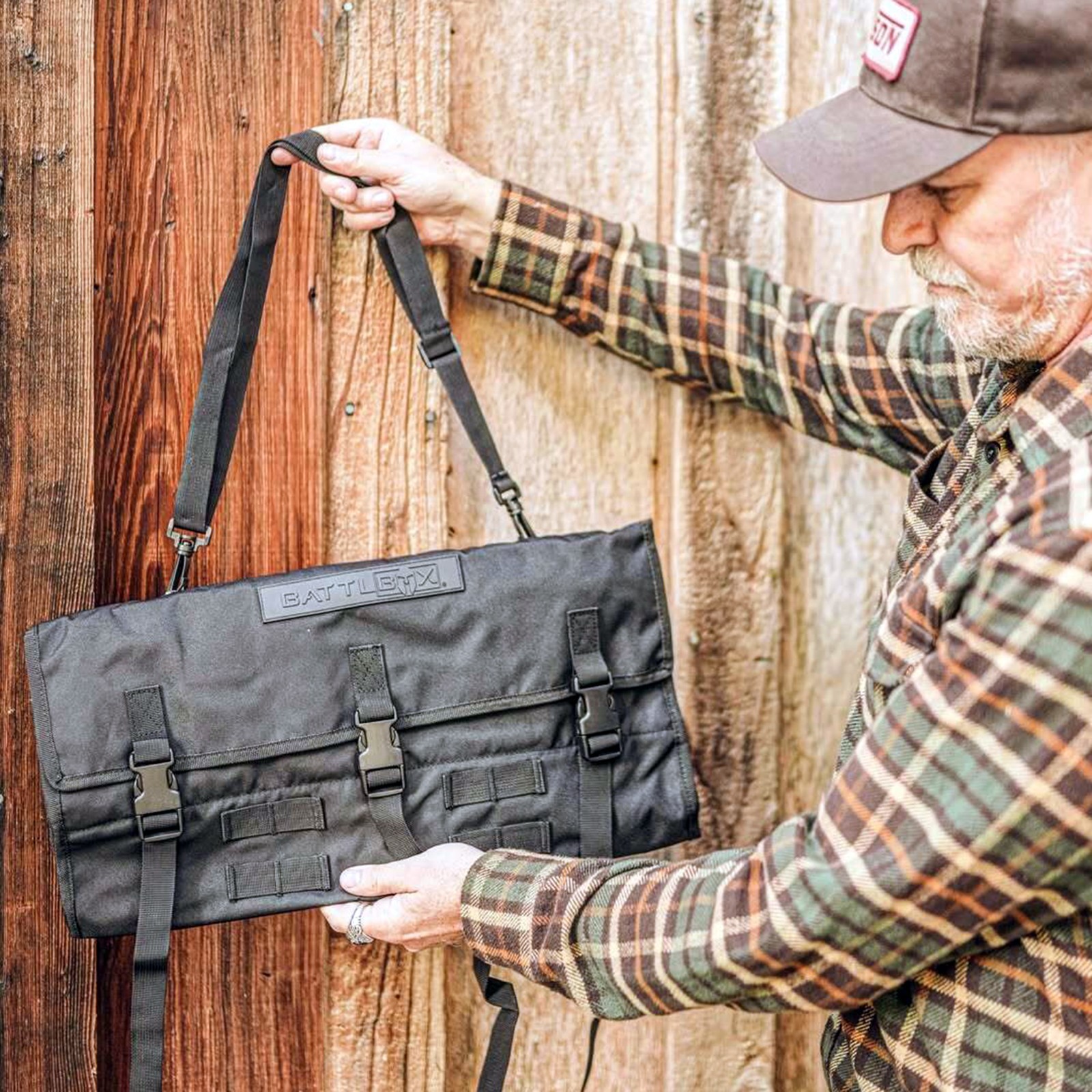 BattlBox Pack Out Tool Roll Bag Portable Gear Organizer for Travel and Work