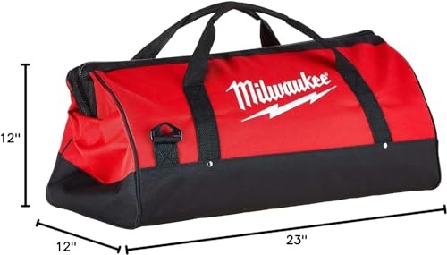 Milwaukee Bag 23x12x12nch Heavy Duty Canvas Tool Bag 6 Pocket (Basic)