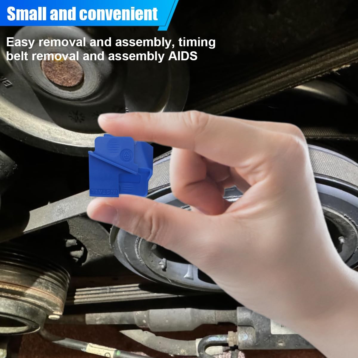 Auxiliary Pulley Belt Installer Tool Kit Stretch Belt Mate Kit Plastic Belt