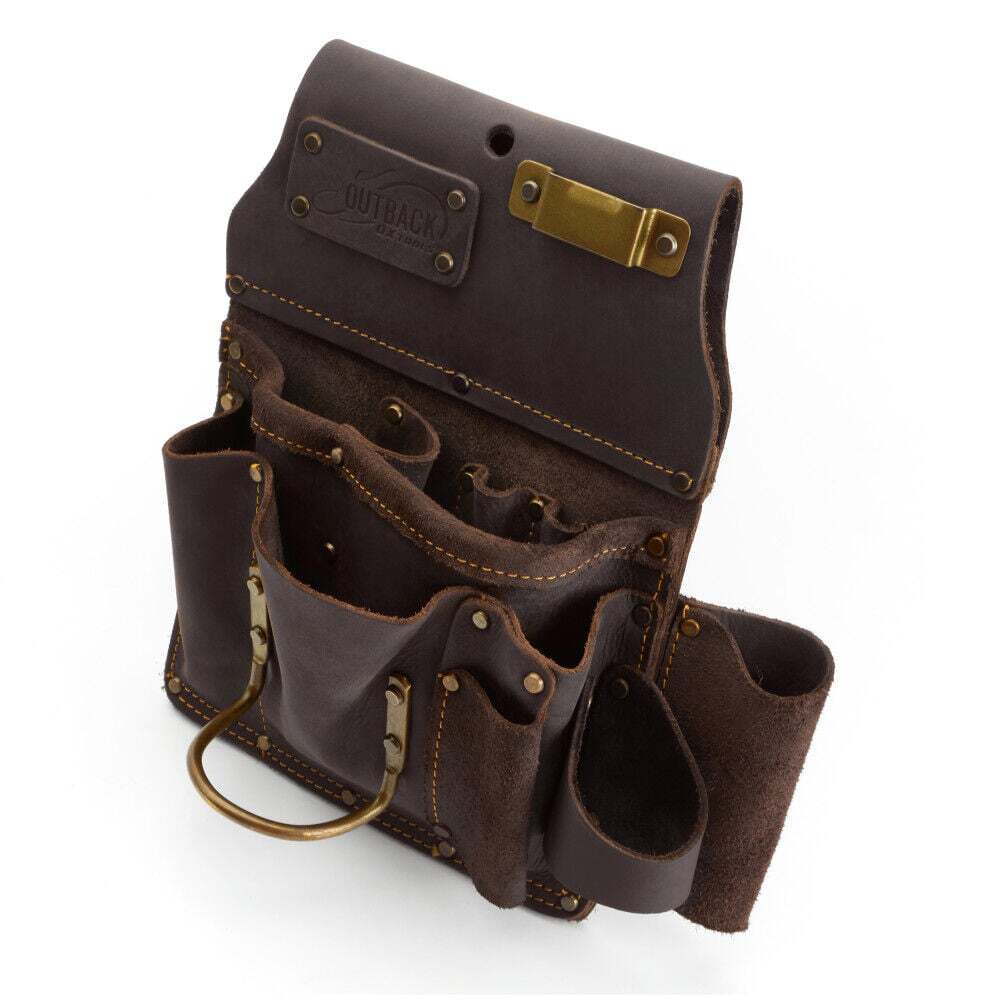 Ox Tools Left Handed Drywall Pouch, Oil-Tanned Leather