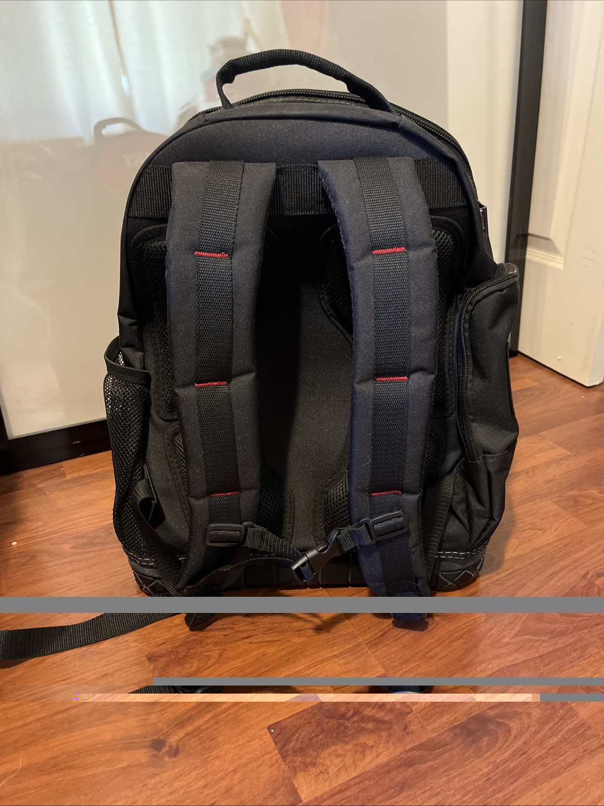 NEW Husky 16” Pro Tool Backpack Heavy Duty Rubber Bottom Storage Bag H-68003-03