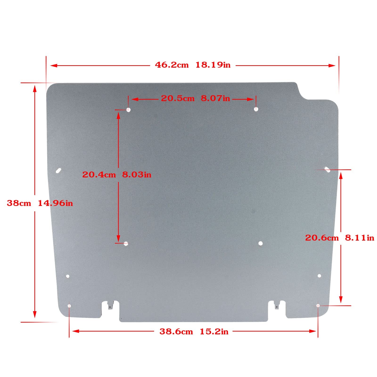 Tour Pack Base Plate Inner Reinforcement Metal Plate Fit for Harley Touring M…