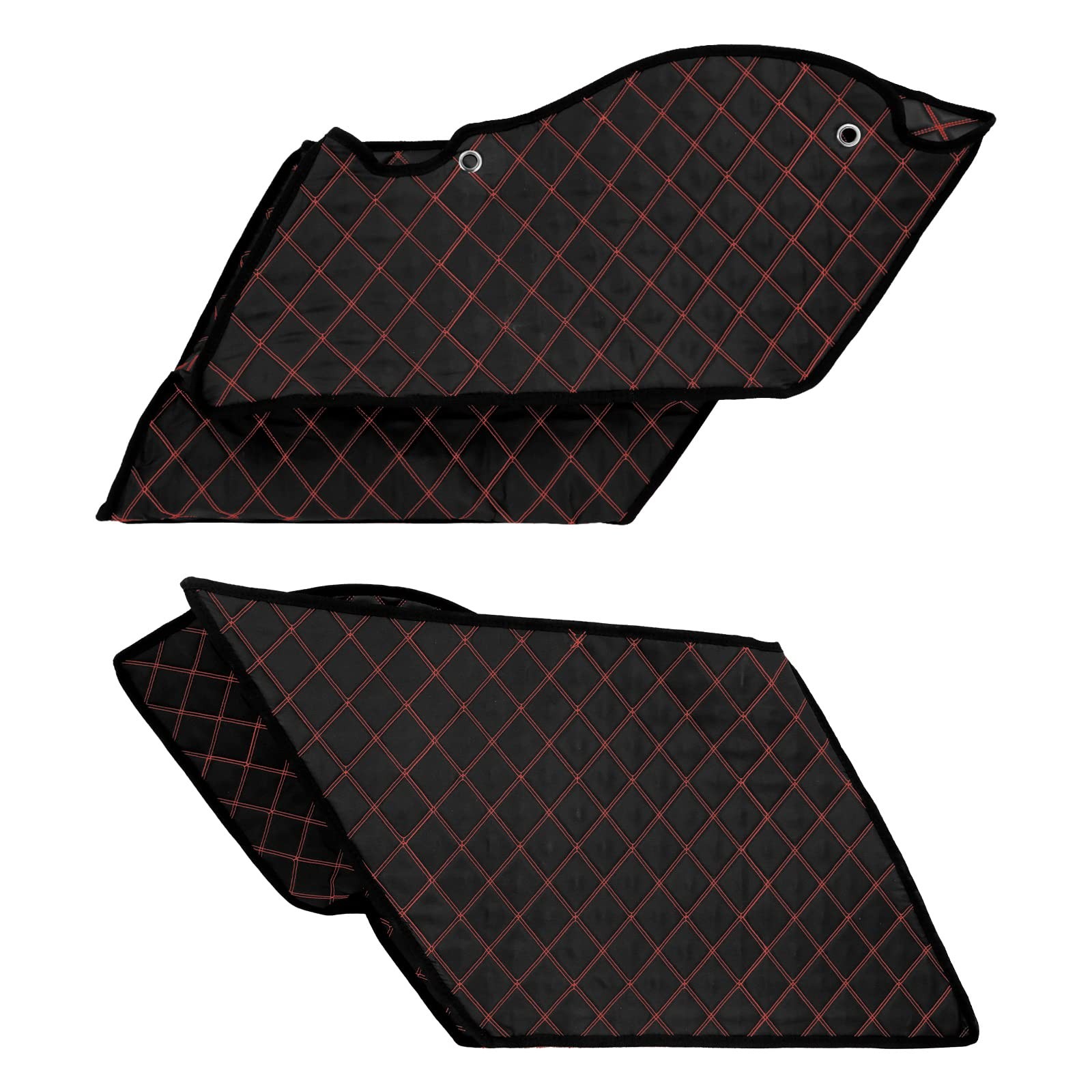 5” Stretched Saddlebag Liners Inserts Red Thread Compatible with Harley 2014…