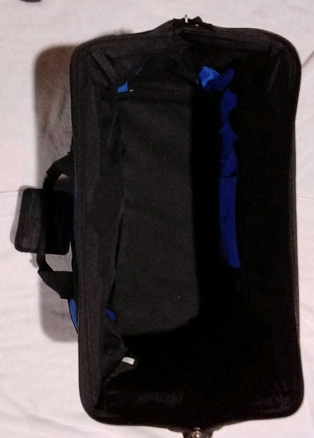SWANSON TOOL CO 27″×14″×12″ BLUE & BLACK NYLON TOOL BAG WITH ZIPPER POCKETS…