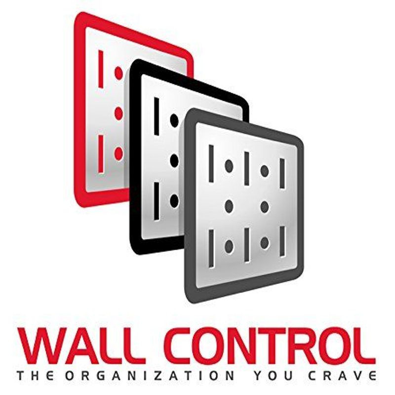 Wall Control Heavy Duty Pegboard Hook Slotted 1 Count (Pack of 1), Black
