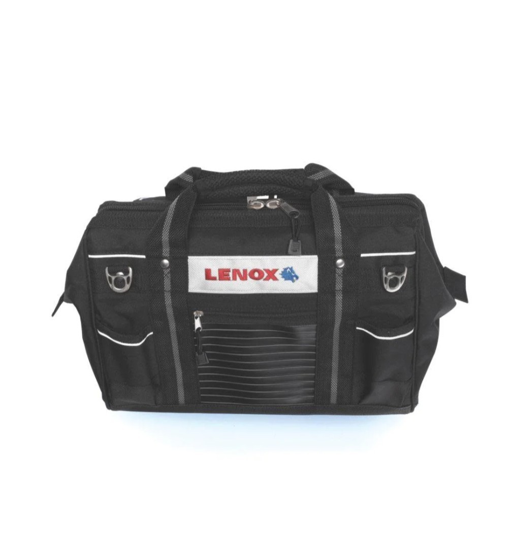 NWT Lenox 16″ x 10″ x 12″ Contractor’s Tool Bag 14 Internal Pockets 1787426_REV1
