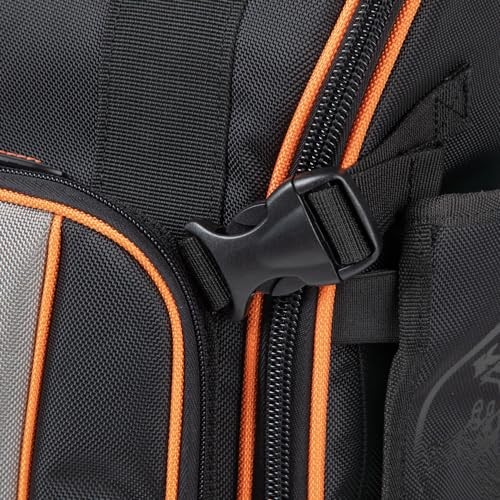 Klein Tools Tradesman Pro Tool Backpack 21 Pockets Water Resistant Black Orange
