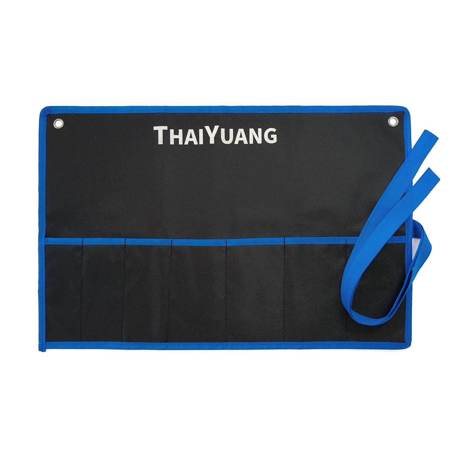 Heavy Duty 7 Pockets Tool Pouch Bag Roll Up Storage Wrench Heavy Duty