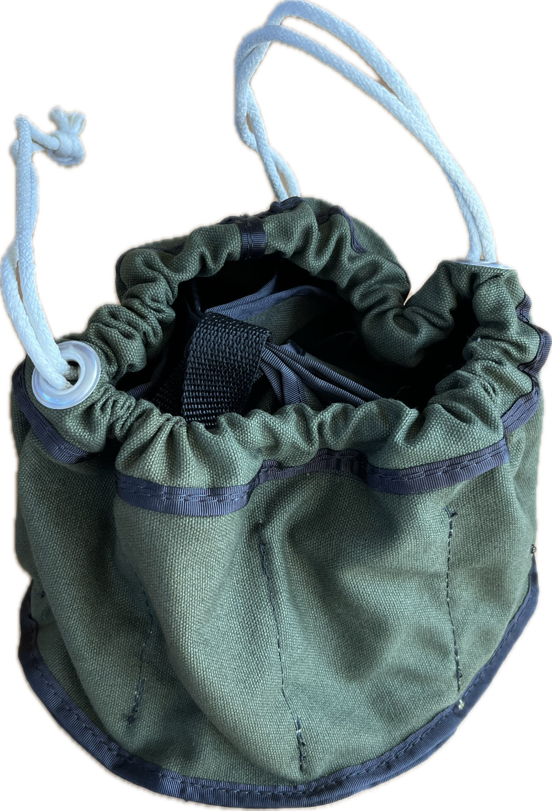 Southland Enterprises CB116-10 Drawstring Bag 10 Compartments Olive Drab Canvas