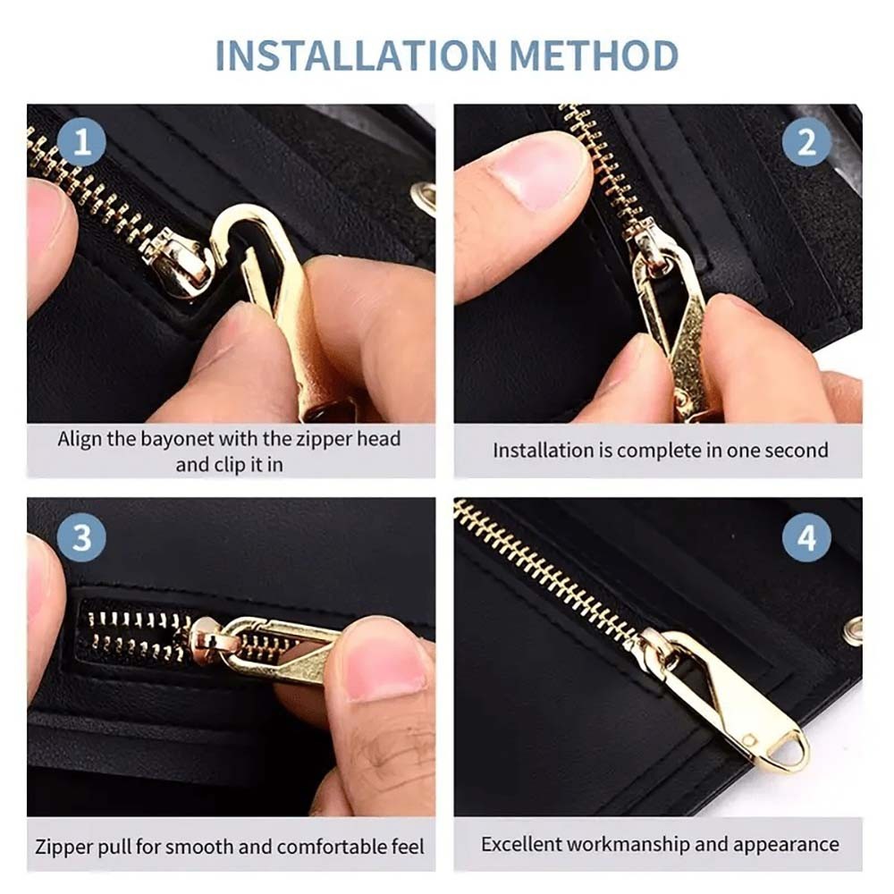 Versatile Universal 5PCS Detachable Zipper Handle for Most Standard Zippers USA