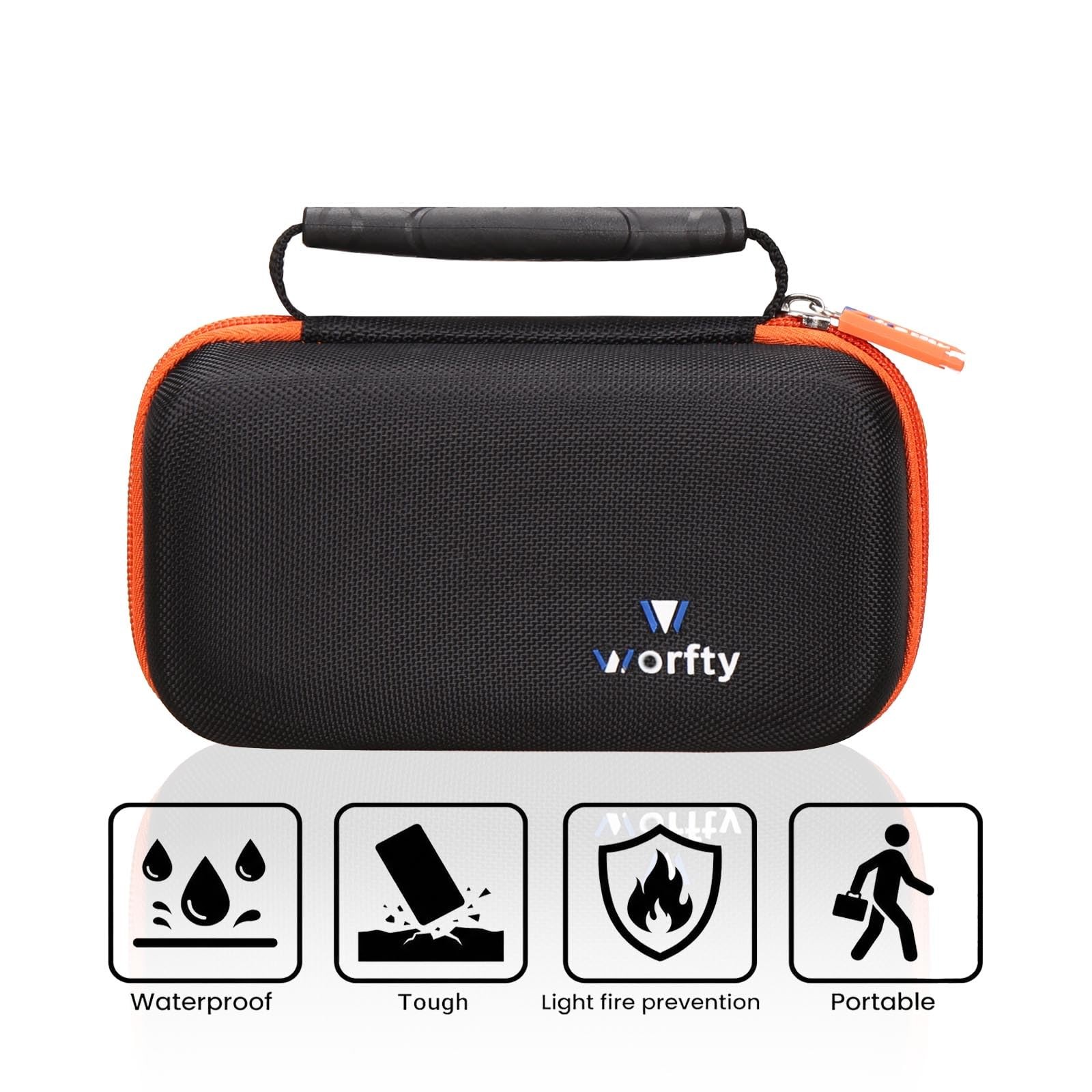 Hard Multimeter Case for Klein 4.14 x 7.49 x 2.96 inches, Orange Black