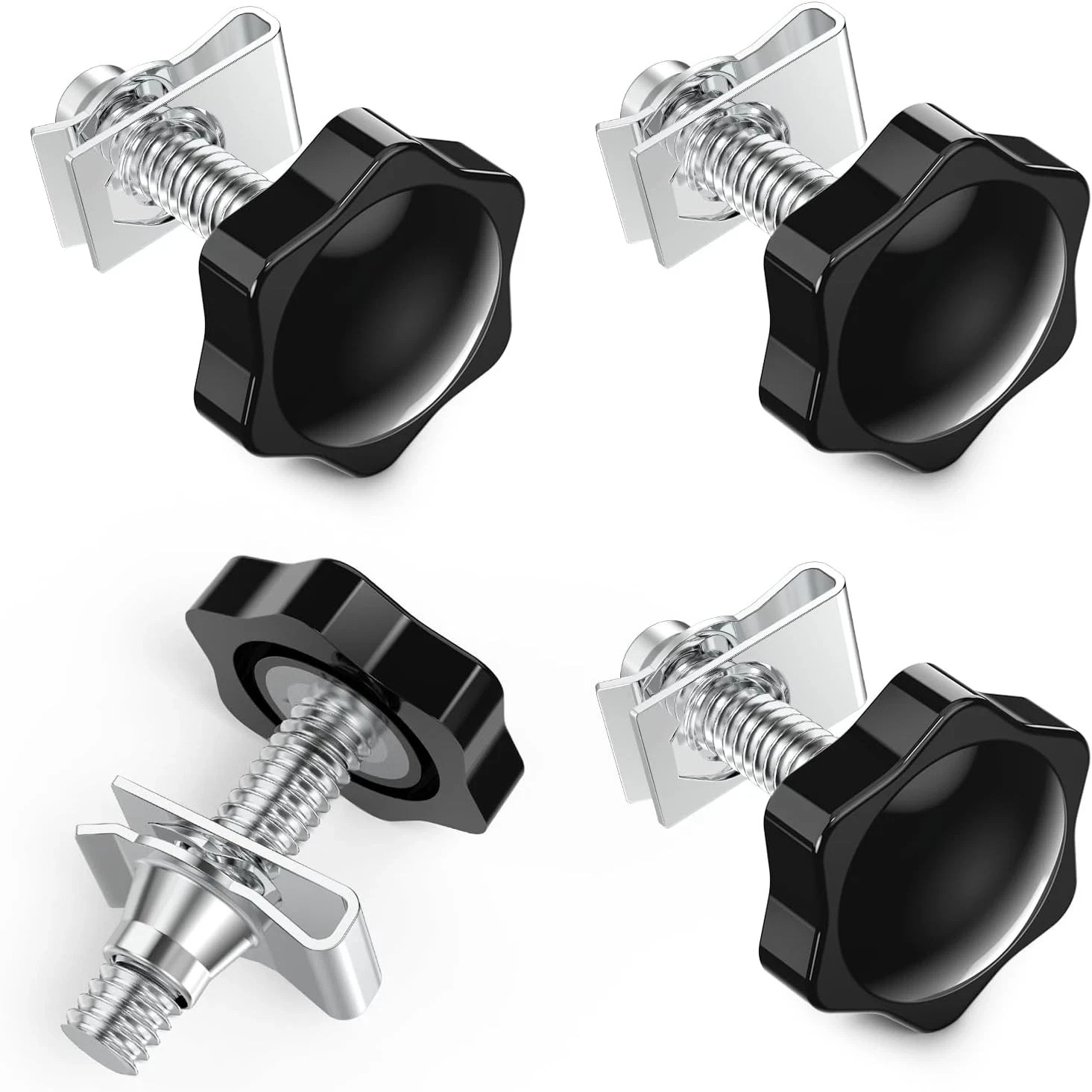 Saddlebag Locks Theft Deterrent Saddle bag Mounting Screw Bolt Black Compatible