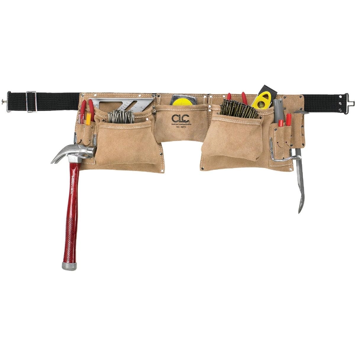 Custom LeathercraftI427X Heavy Duty Contractor-Grade Suede Leather Work Apron…