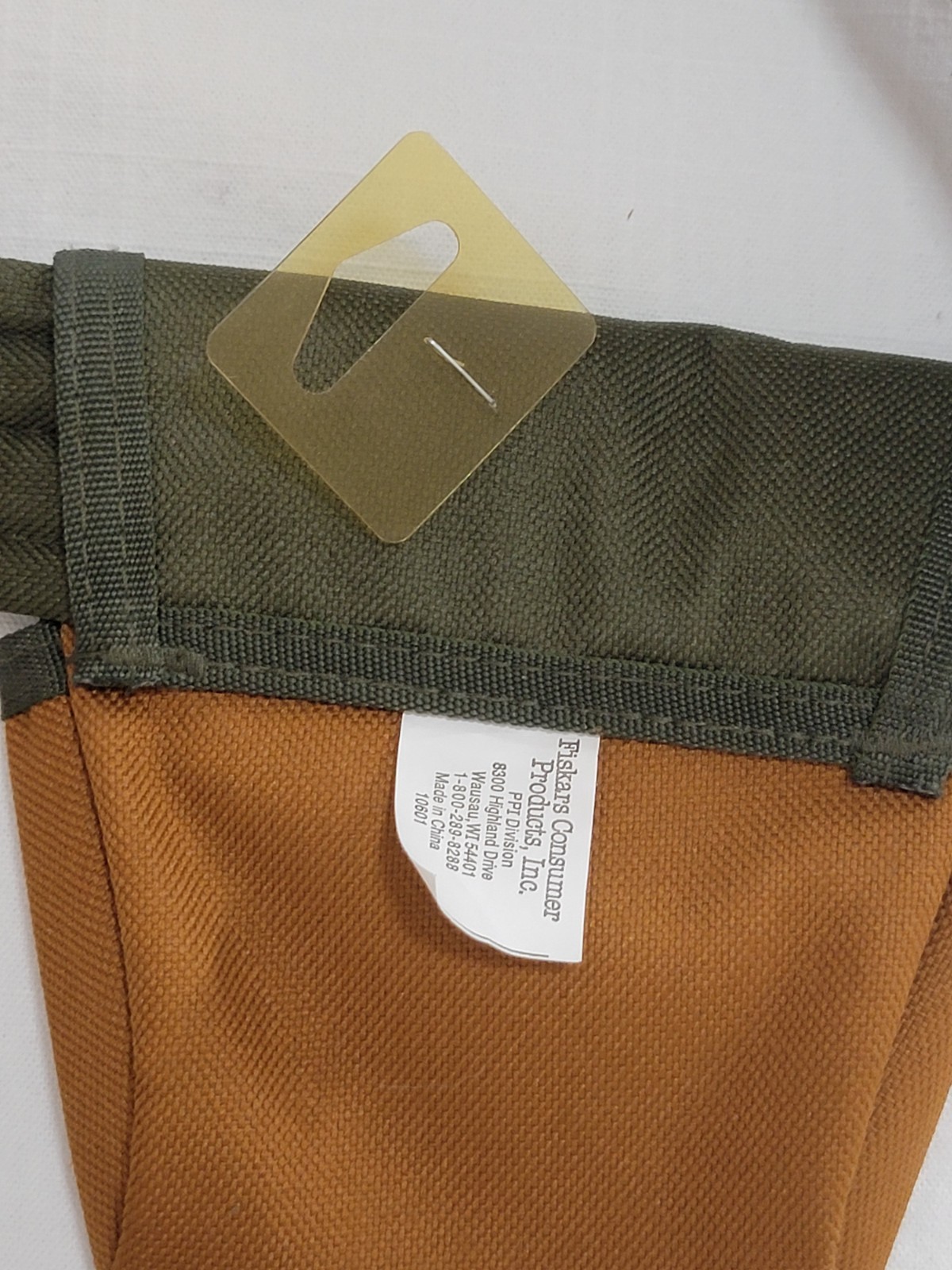 New Vintage Bucket Boss Fiskars Brand Handyman Tool Belt Pouch 90s Original NOS