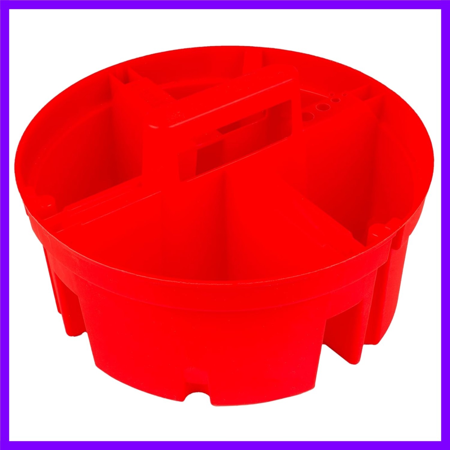 Super Stacker Small Parts Organizer, Bucket Organization 15054, Red