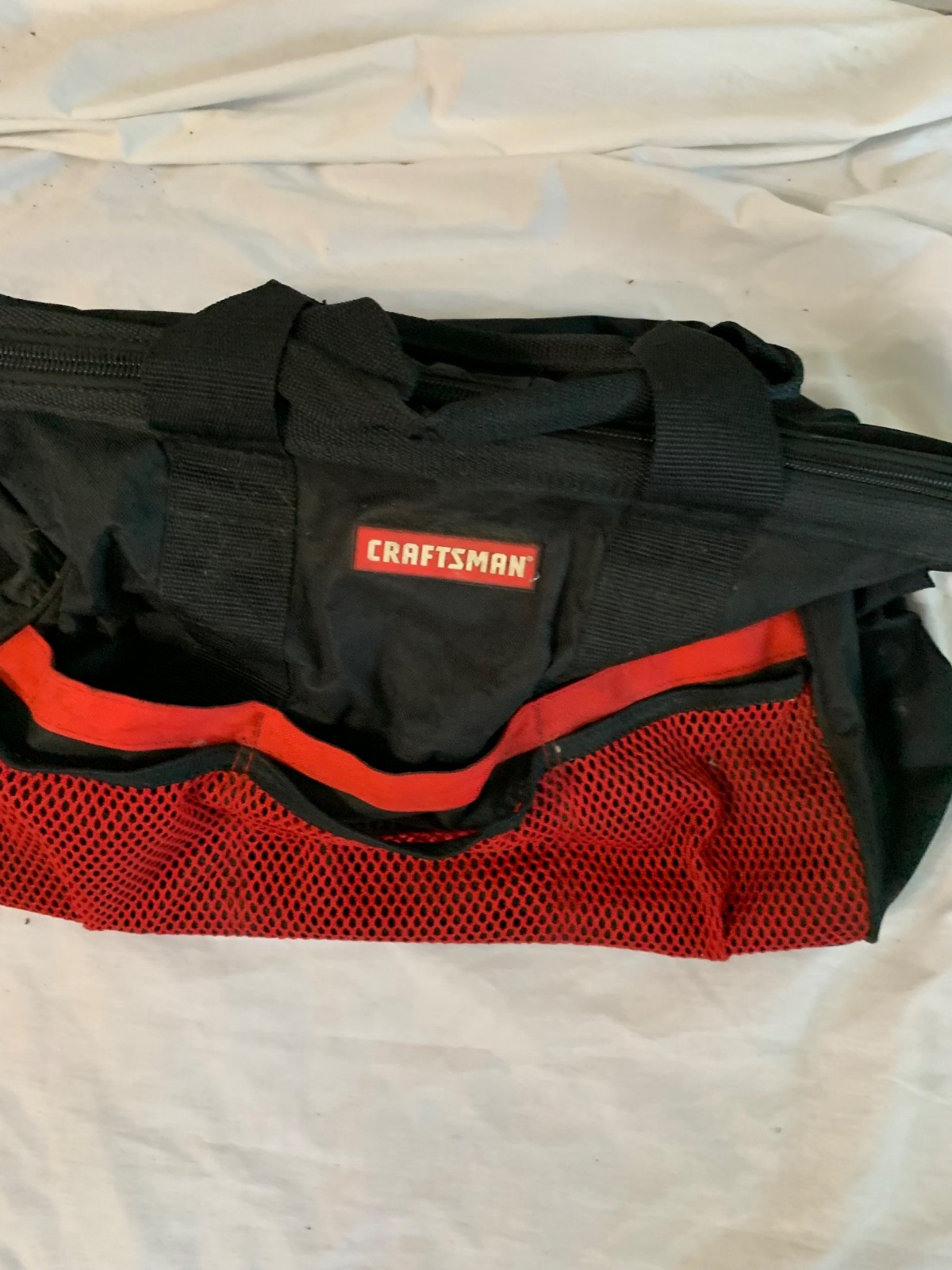Craftsman 17” Wide Mouth Tool Bag 6 pocket Black/Red PN 37535
