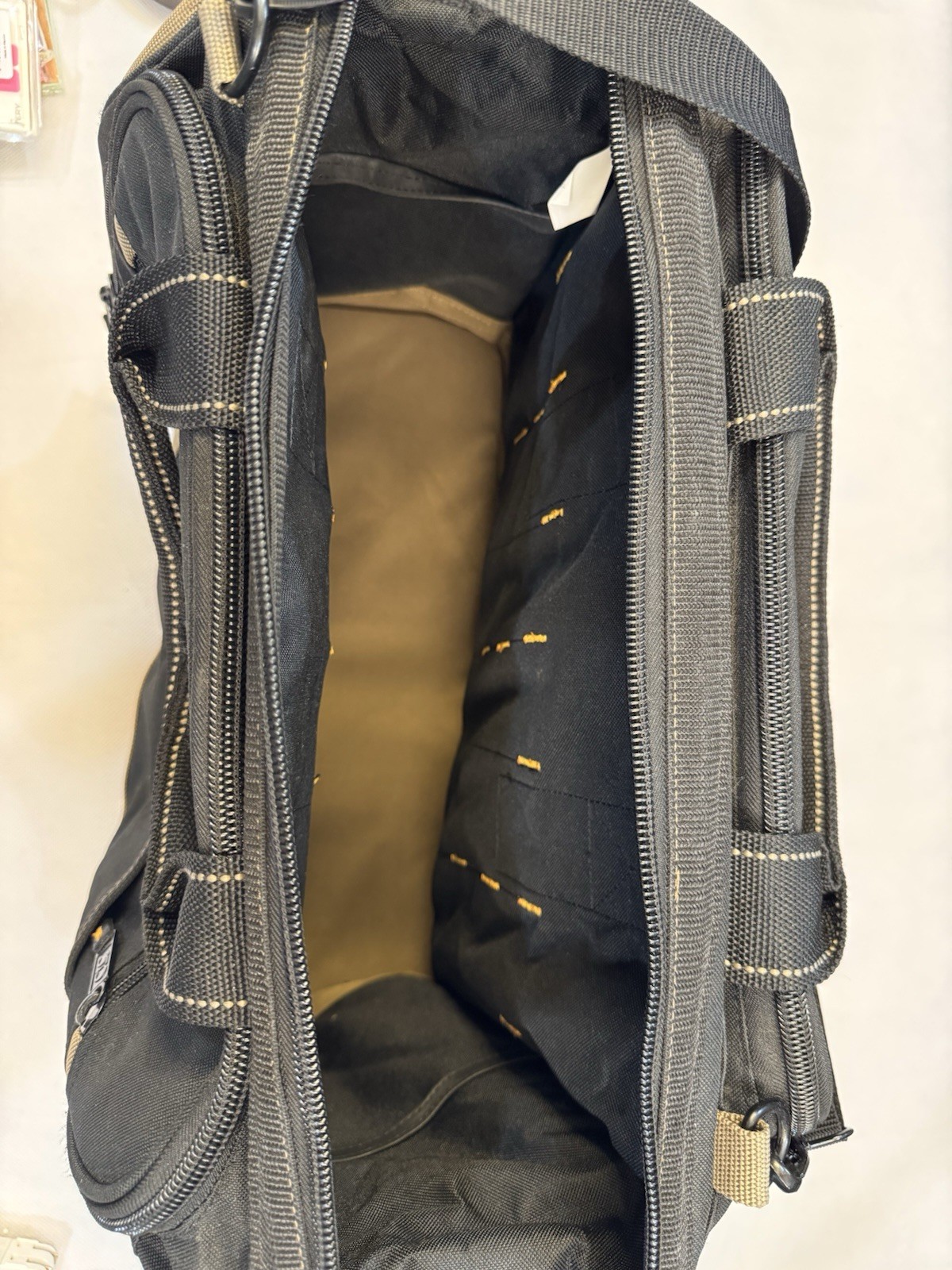 Custom Leathercraft CLC 1539 Multi-Compartment 50 Pocket Tool Bag