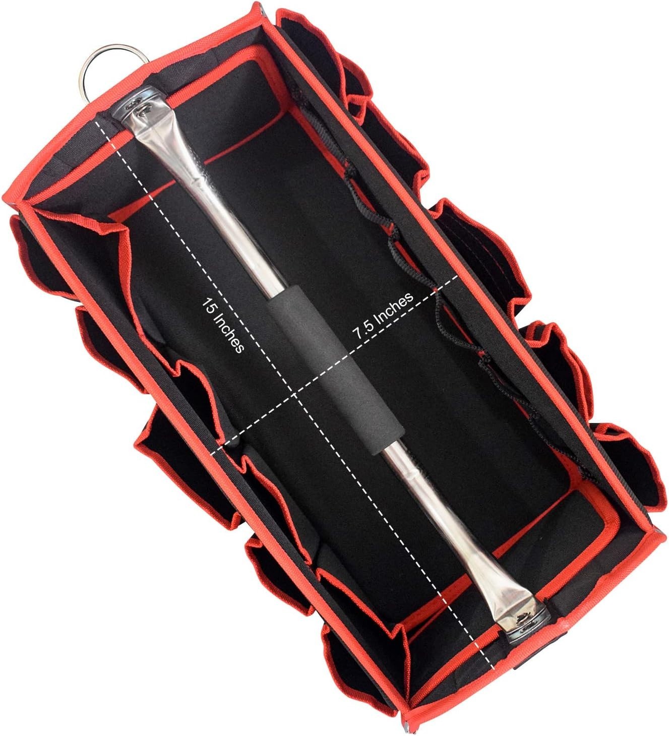 Tool Carrier with Adjustable Shoulder Strap Open Top Veto Tool Bag