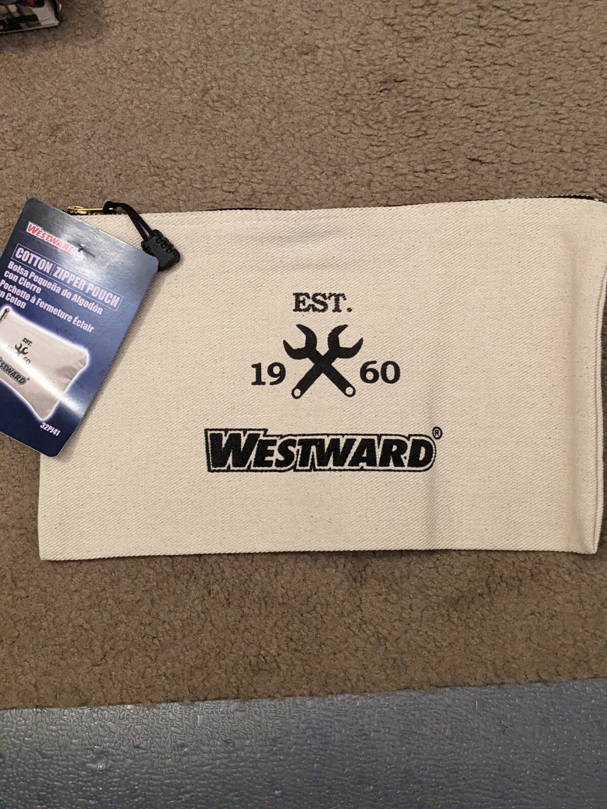 Westward Zipper Tool Pouch! Brand NEW! Durable Tool Bag! NEW Bag with tags! NEW!