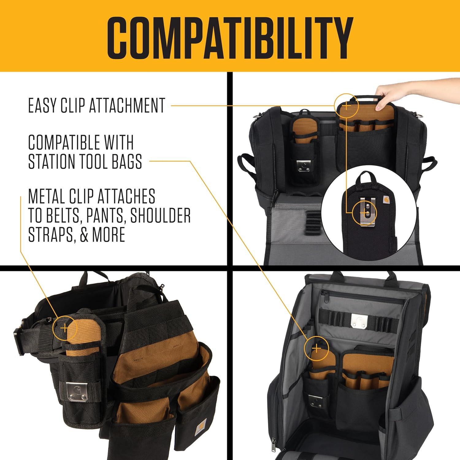 Carhartt Station Small Tool Pouch Carhartt Brown