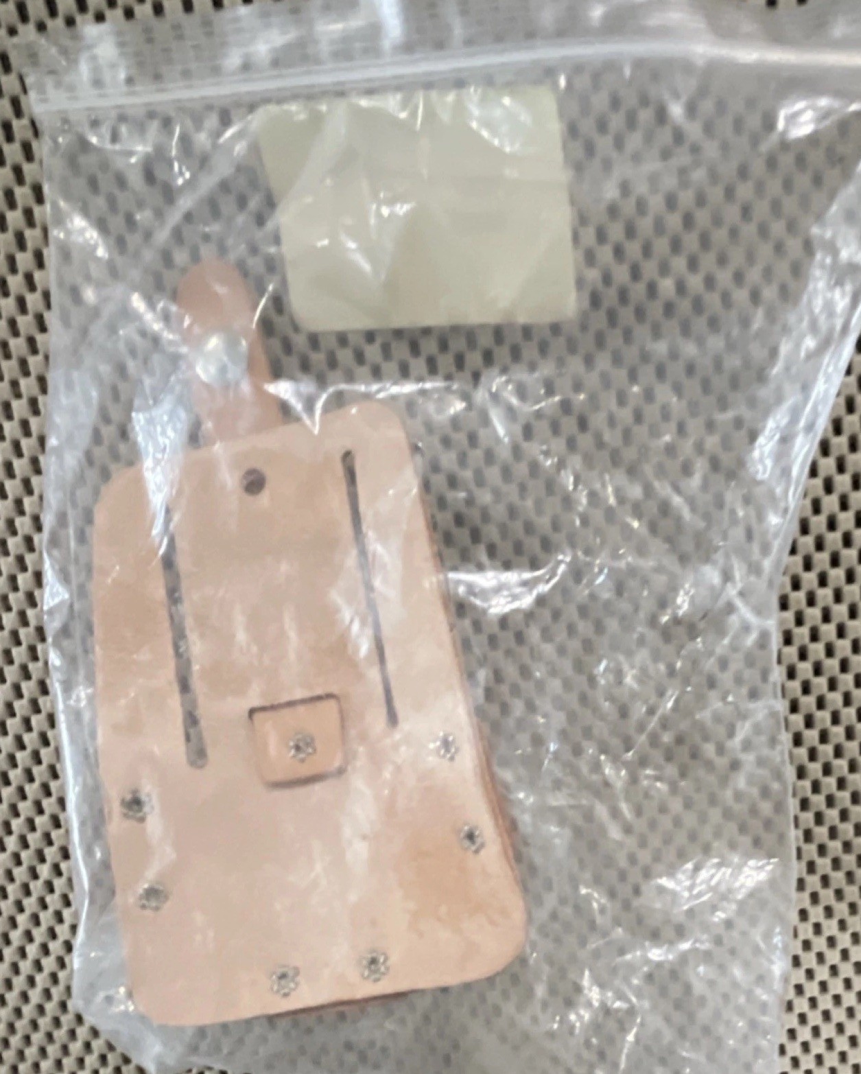 Greenlee 77CS Leather Case Beige Leather 08686 Cable Tester Holder 1 Item