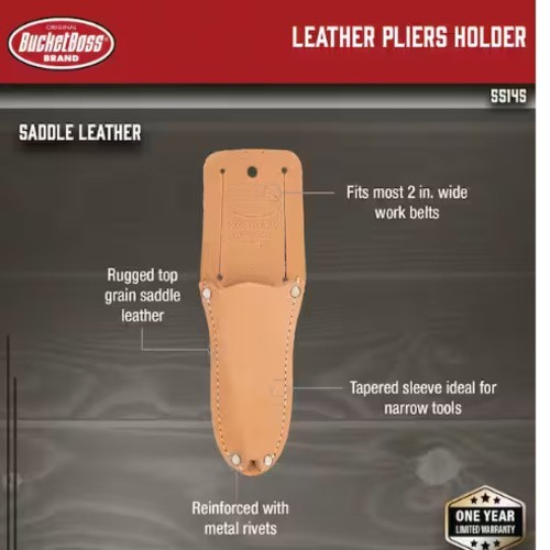 Classic Series Saddle Leather Pliers Tool Belt Pouch
