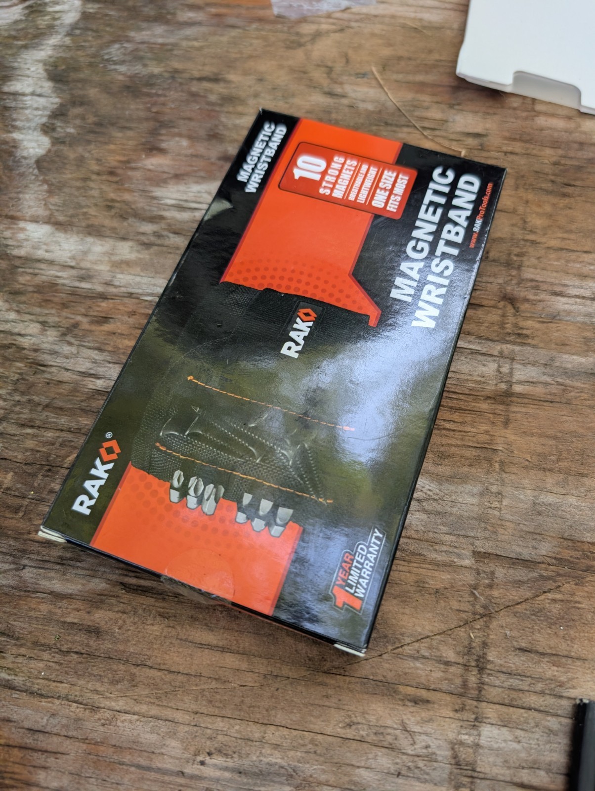 RAK Magnetic Wristband For Holding Screws Nails And Drill Bits