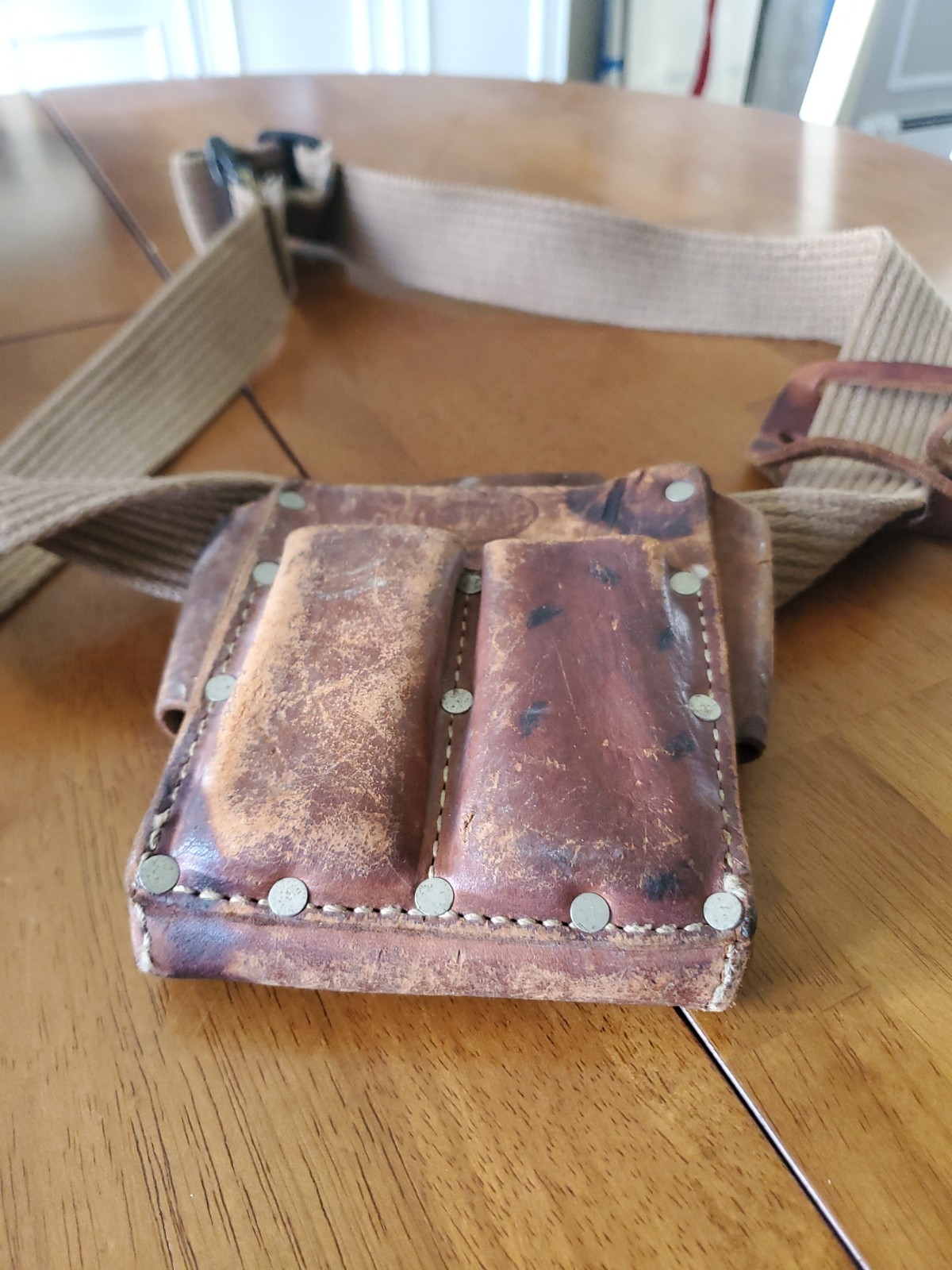 Nicholas Tool Belt Pouch No. 700 Leather Top Grain Cowhide Carpenter USA
